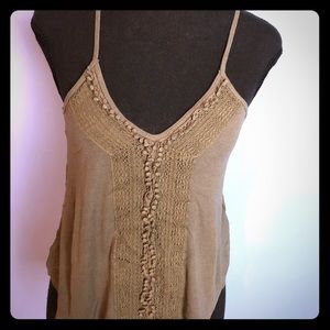 Olive green tank top from American Eagle size XS